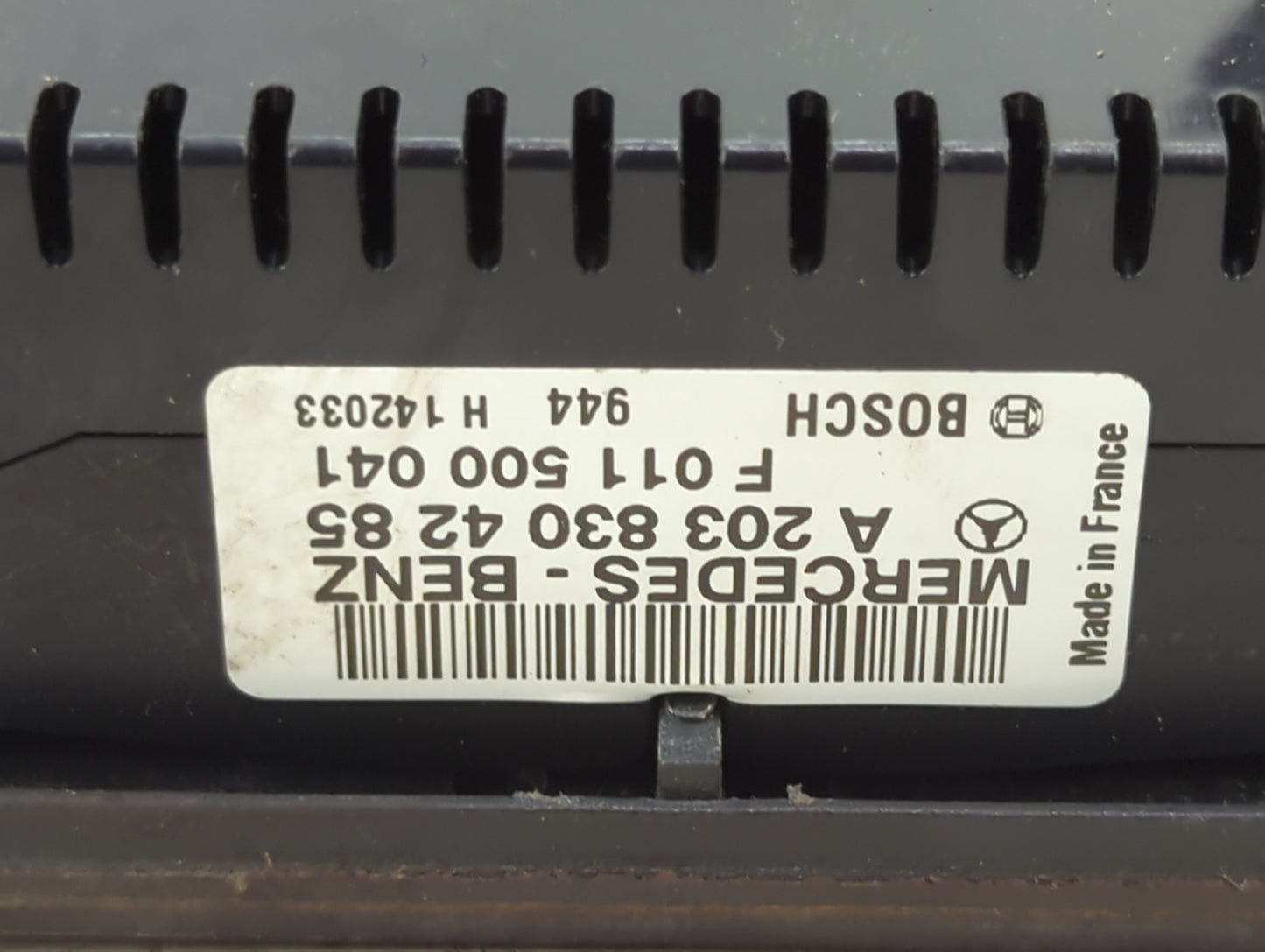 2007 Mercedes-Benz C-Class Climate Control Module Temperature AC/Heater Replacement P/N:A2038304285 F011500041 Fits OEM Used