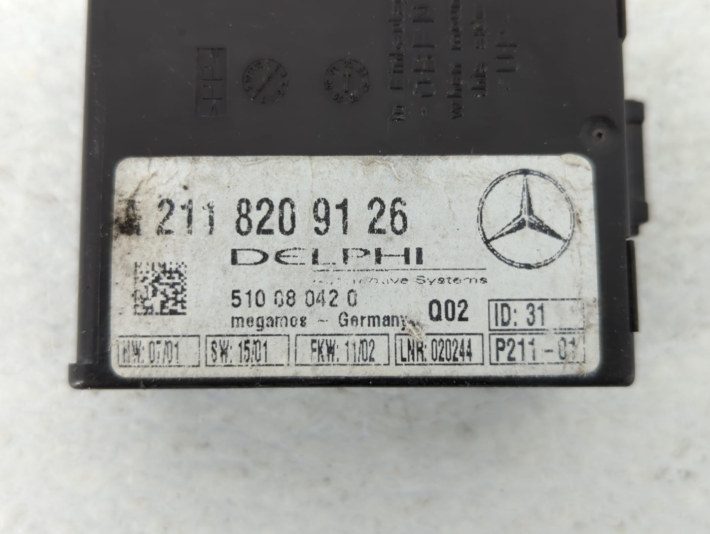 2002-2006 Mercedes-benz C230 Chassis Control Module Ccm Bcm Body Control - Oemusedautoparts1.com
