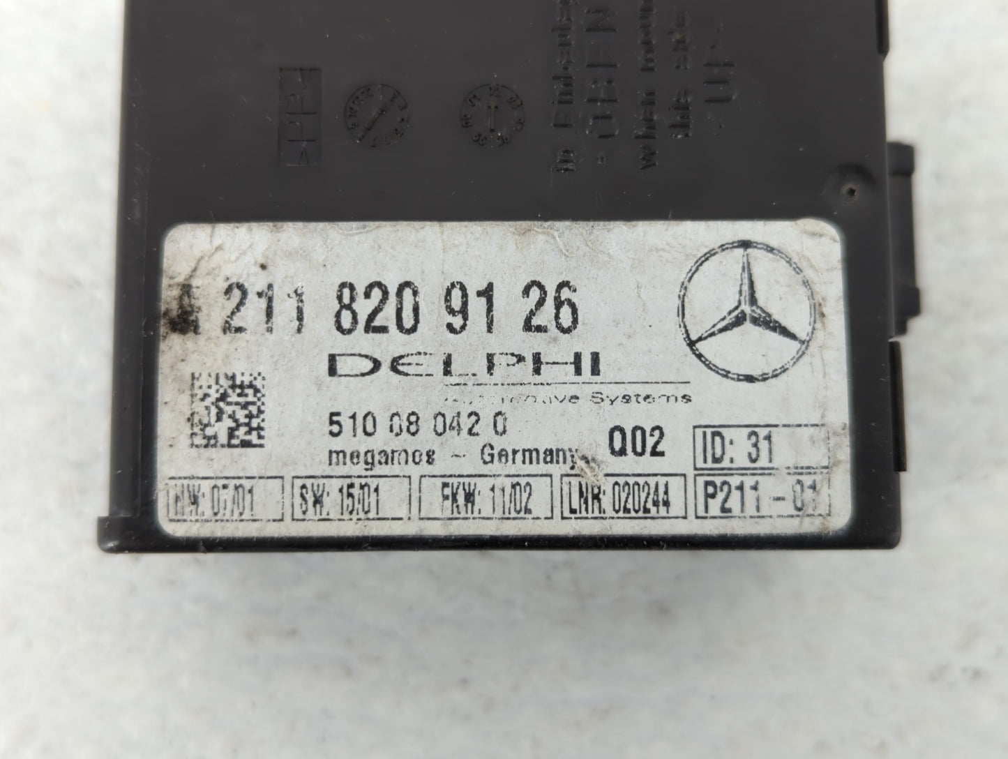 2002-2006 Mercedes-benz C230 Chassis Control Module Ccm Bcm Body Control - Oemusedautoparts1.com