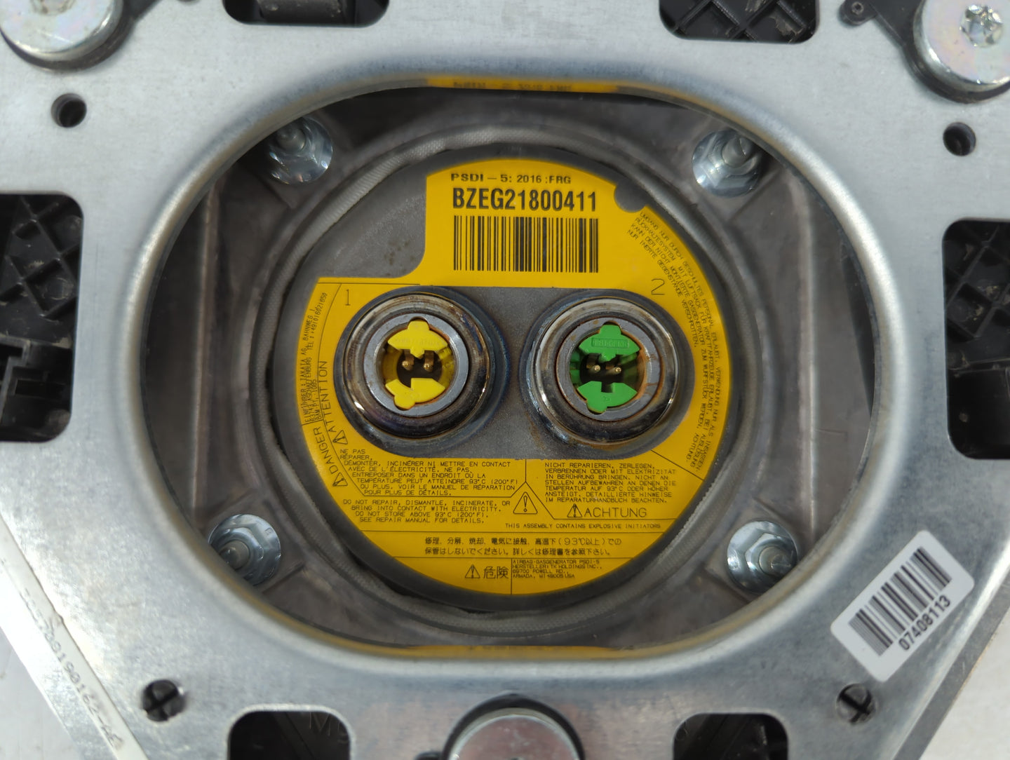 2006-2007 Mercedes-Benz C230 Air Bag Driver Left Steering Wheel Mounted P/N:BZEG21800411 Fits Fits 2006 2007 OEM Used Auto P