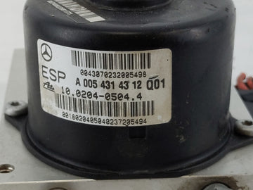 2007 Mercedes-Benz C250 ABS Pump Control Module Replacement P/N:A 005 431 43 12 Fits Fits 2006 2008 2009 OEM Used Auto Parts