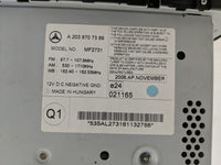 2007 Mercedes-Benz C280 Radio AM FM Cd Player Receiver Replacement P/N:A 203 870 73 89 Fits OEM Used Auto Parts - Oemusedaut