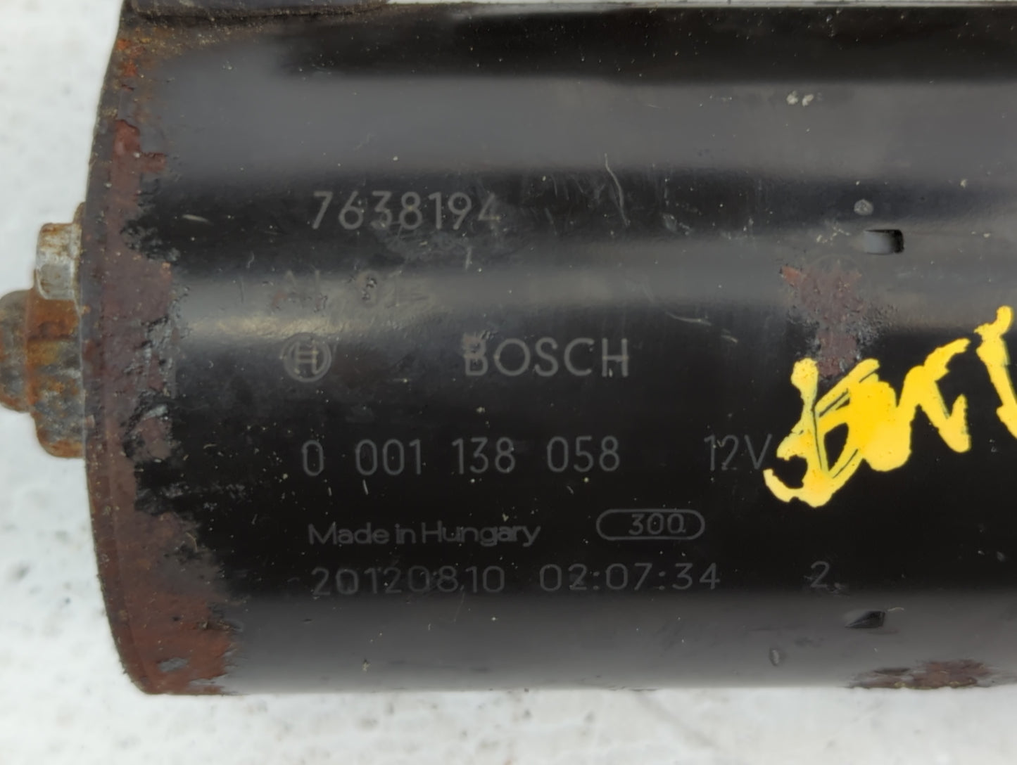 2007 Mercedes-Benz Cl550 Car Starter Motor Solenoid OEM P/N:1 005 831 559 Fits OEM Used Auto Parts - Oemusedautoparts1.com