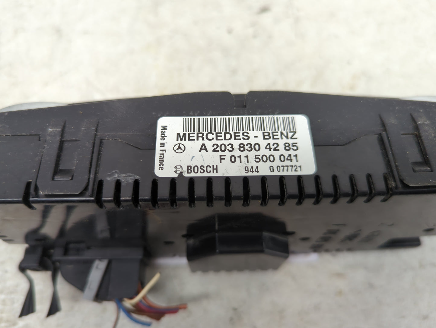 2007-2009 Mercedes-Benz Clk350 Climate Control Module Temperature AC/Heater Replacement P/N:A 203 830 42 85 Fits OEM Used Au