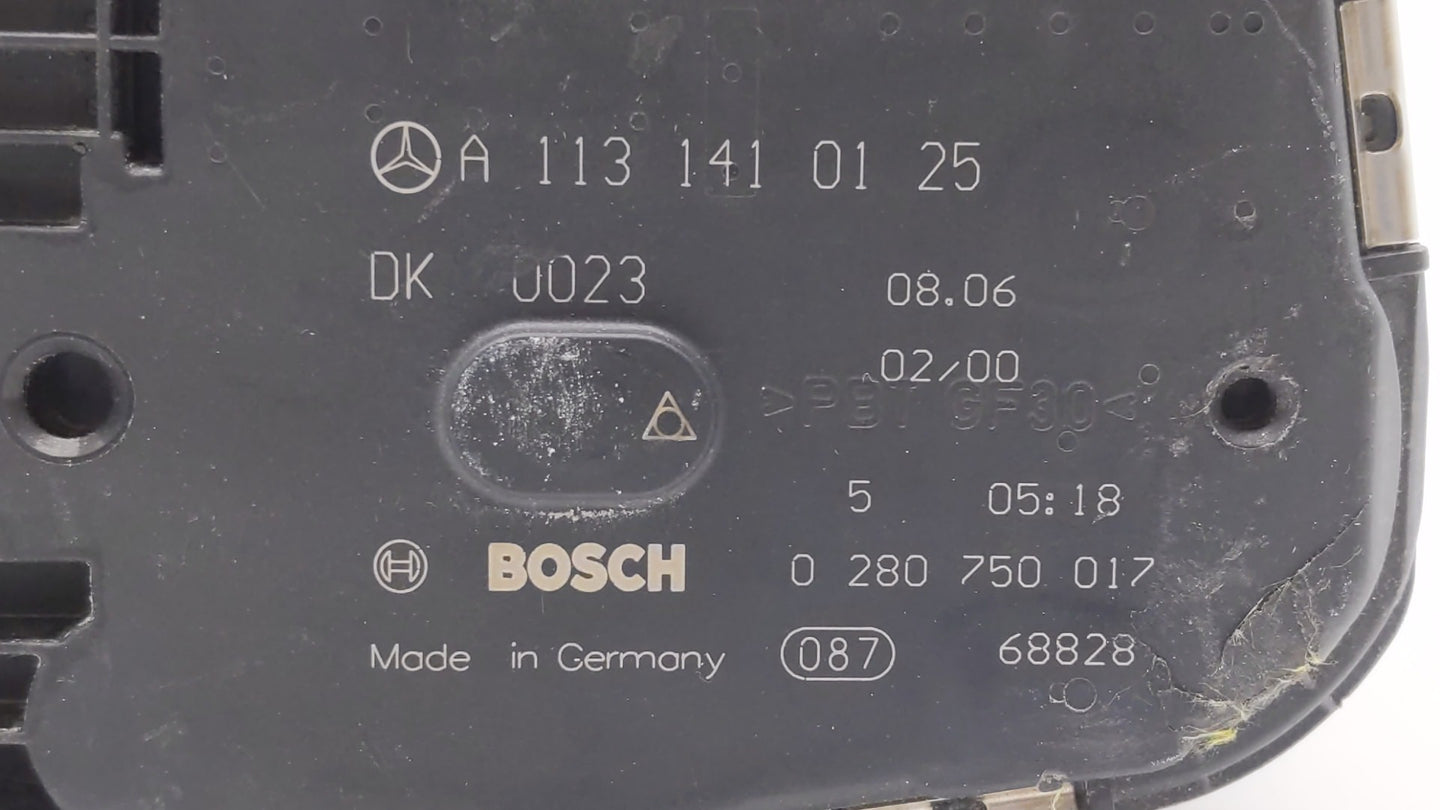 2006-2009 Mercedes-Benz Clk350 Throttle Body P/N:A 113 141 01 25 1131410125 Fits OEM Used Auto Parts - Oemusedautoparts1.com
