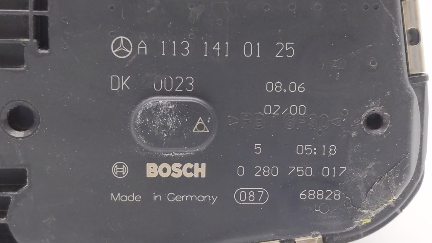 2006-2009 Mercedes-Benz Clk350 Throttle Body P/N:A 113 141 01 25 1131410125 Fits OEM Used Auto Parts - Oemusedautoparts1.com