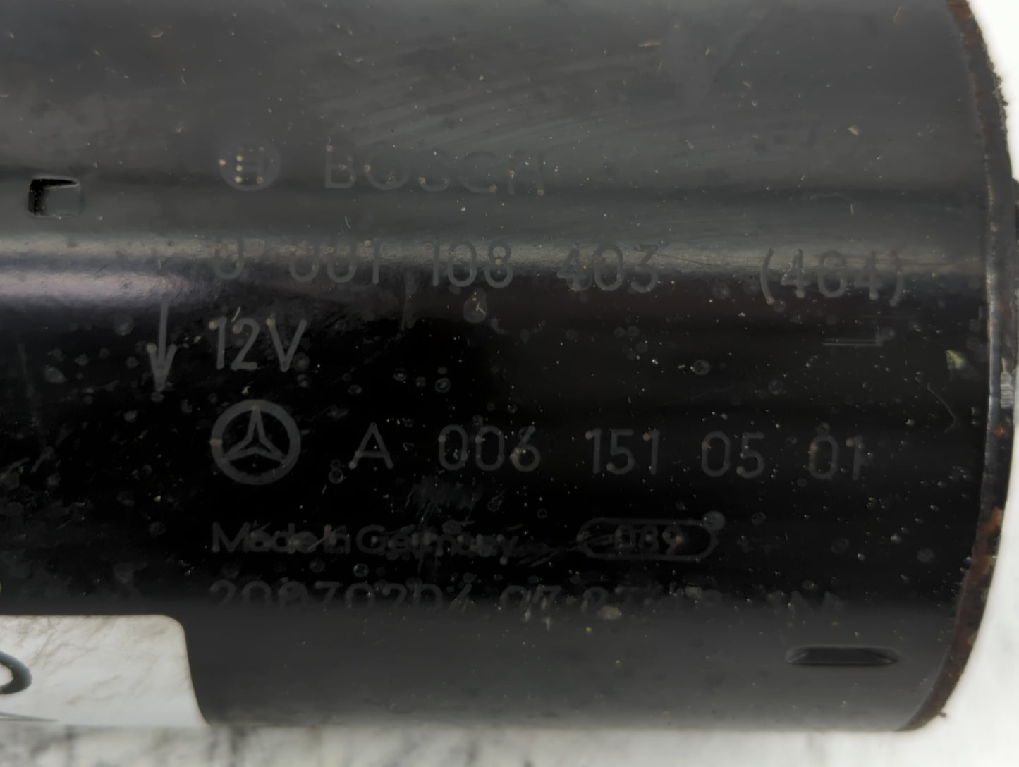 2006-2009 Mercedes-Benz Clk350 Car Starter Motor Solenoid OEM P/N:0 001 108 403 Fits Fits 2005 2006 2007 2008 2009 OEM Used 