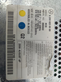 2007-2009 Mercedes-Benz Clk63 Amg Radio AM FM Cd Player Receiver Replacement P/N:A 209 820 69 89 Fits Fits 2006 2007 2008 20