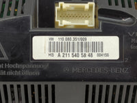 2007 Mercedes-Benz E350 Instrument Cluster Speedometer Gauges P/N:A 211 540 58 48 Miles: Fits OEM Used Auto Parts - Oemuseda