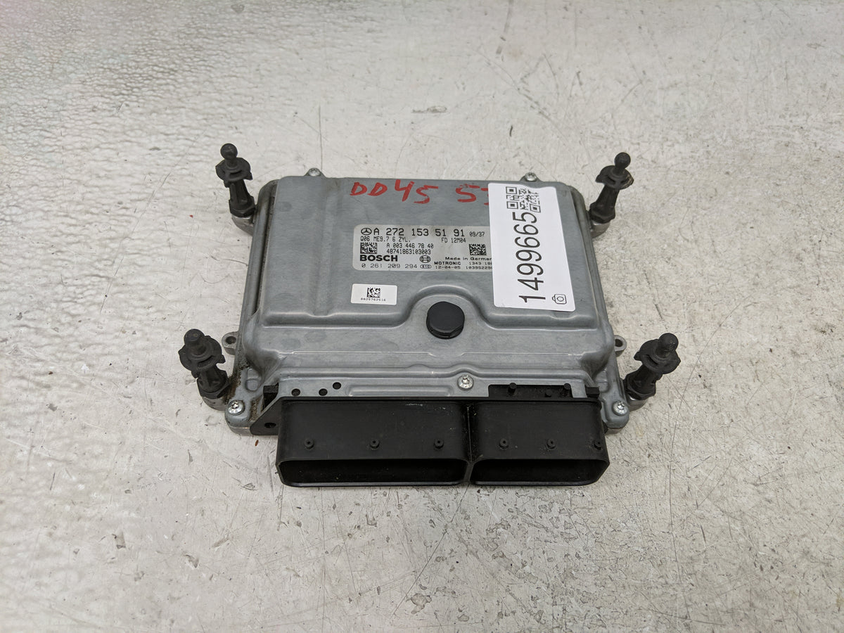 2007 Mercedes-Benz E350 PCM Engine Control Computer ECU ECM PCU OEM P/N:A 272 153 51 91 A 003 446 78 40, 0 261 209 294 Fits 