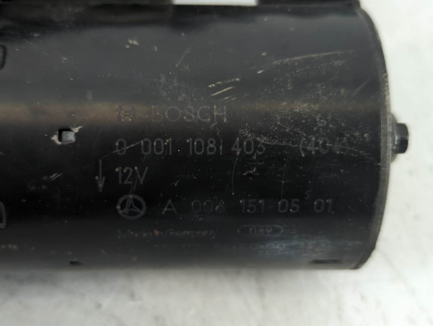 2006-2009 Mercedes-Benz E350 Car Starter Motor Solenoid OEM P/N:0 001 108 403 Fits Fits 2005 2006 2007 2008 2009 OEM Used Au