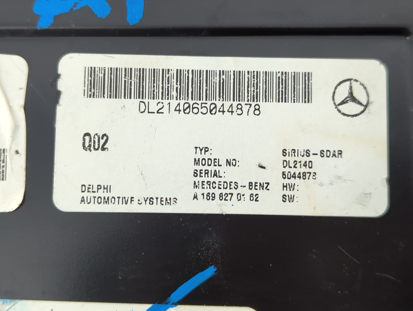 2007 Mercedes-Benz E350 Radio AM FM Cd Player Receiver Replacement P/N:A 169 827 01 62 Fits Fits 2006 2008 OEM Used Auto Par