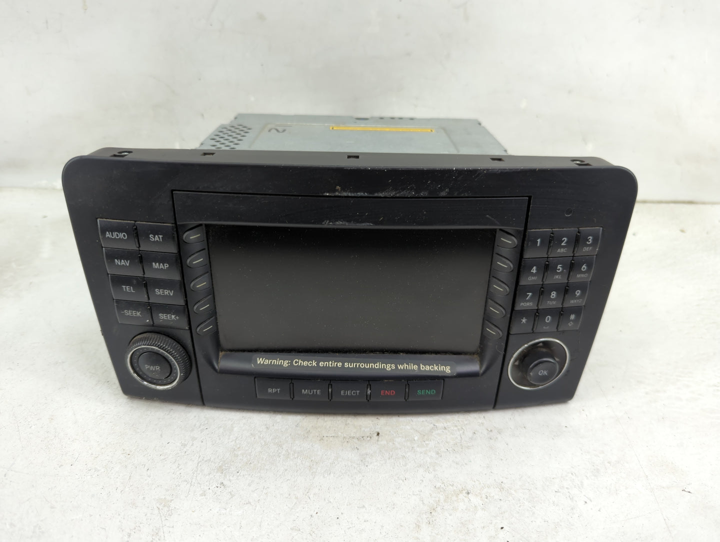 2007 Mercedes-Benz Gl-Class Radio AM FM Cd Player Receiver Replacement P/N:A1648201779 BB0630 Fits Fits 2006 2008 OEM Used A