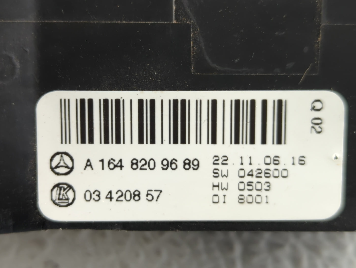 2007-2009 Mercedes-Benz Gl320 Climate Control Module Temperature AC/Heater Replacement P/N:A 164 820 96 Fits OEM Used Auto P