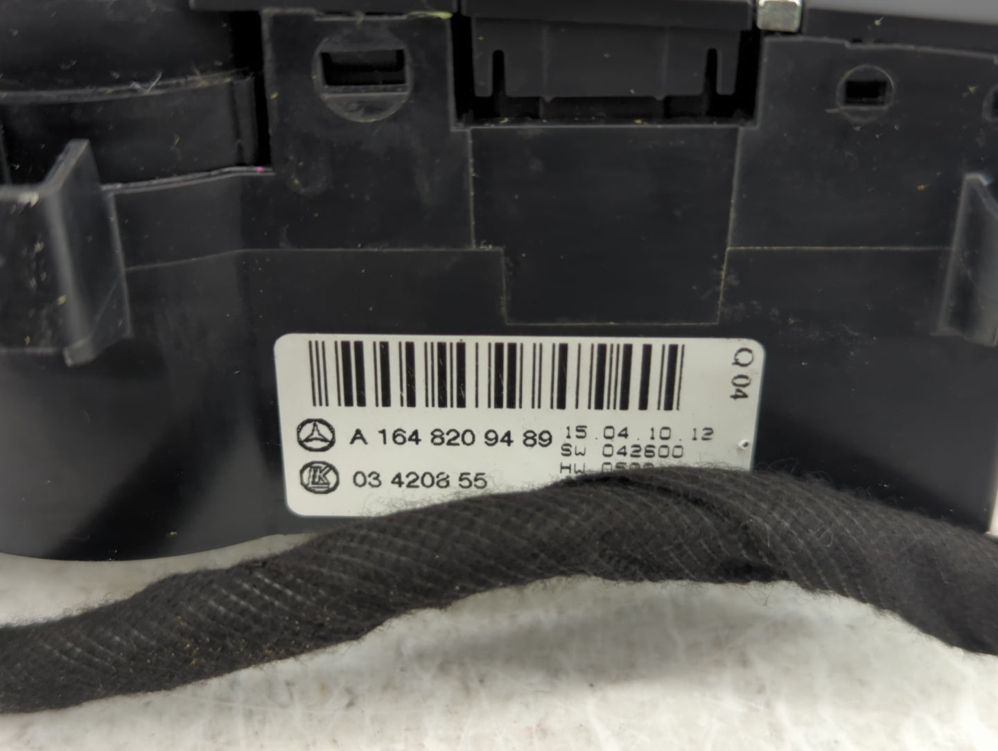 2007-2009 Mercedes-Benz Gl320 Climate Control Module Temperature AC/Heater Replacement P/N:A 164 820 96 Fits OEM Used Auto P