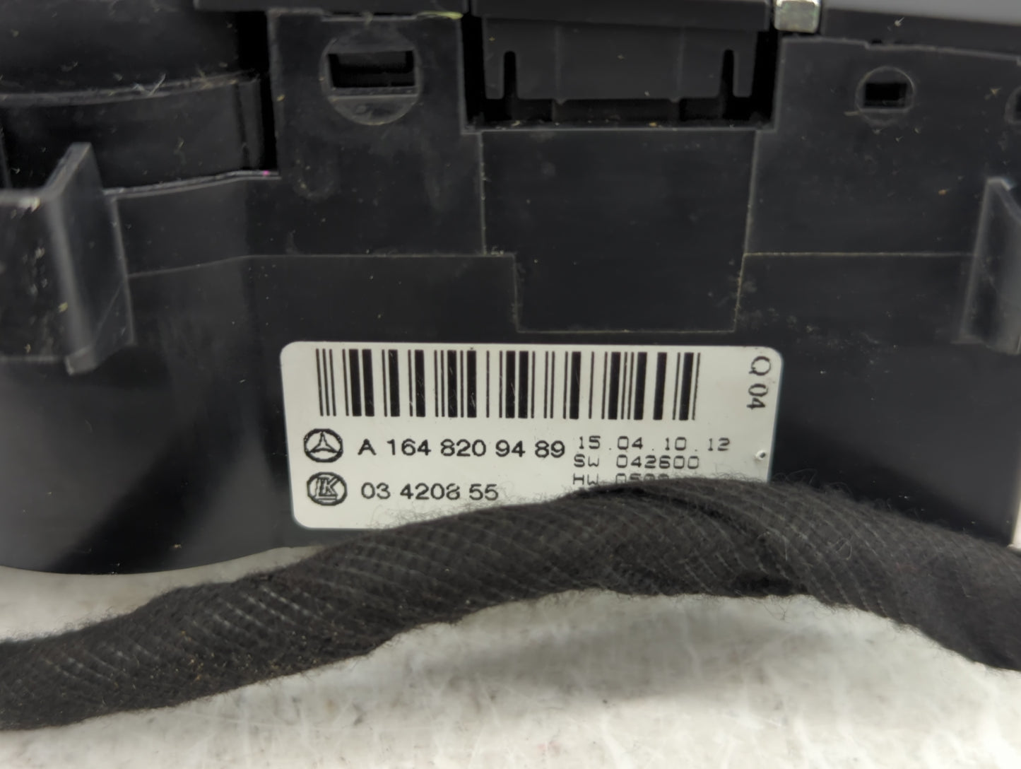 2007-2009 Mercedes-Benz Gl320 Climate Control Module Temperature AC/Heater Replacement P/N:A 164 820 96 Fits OEM Used Auto P