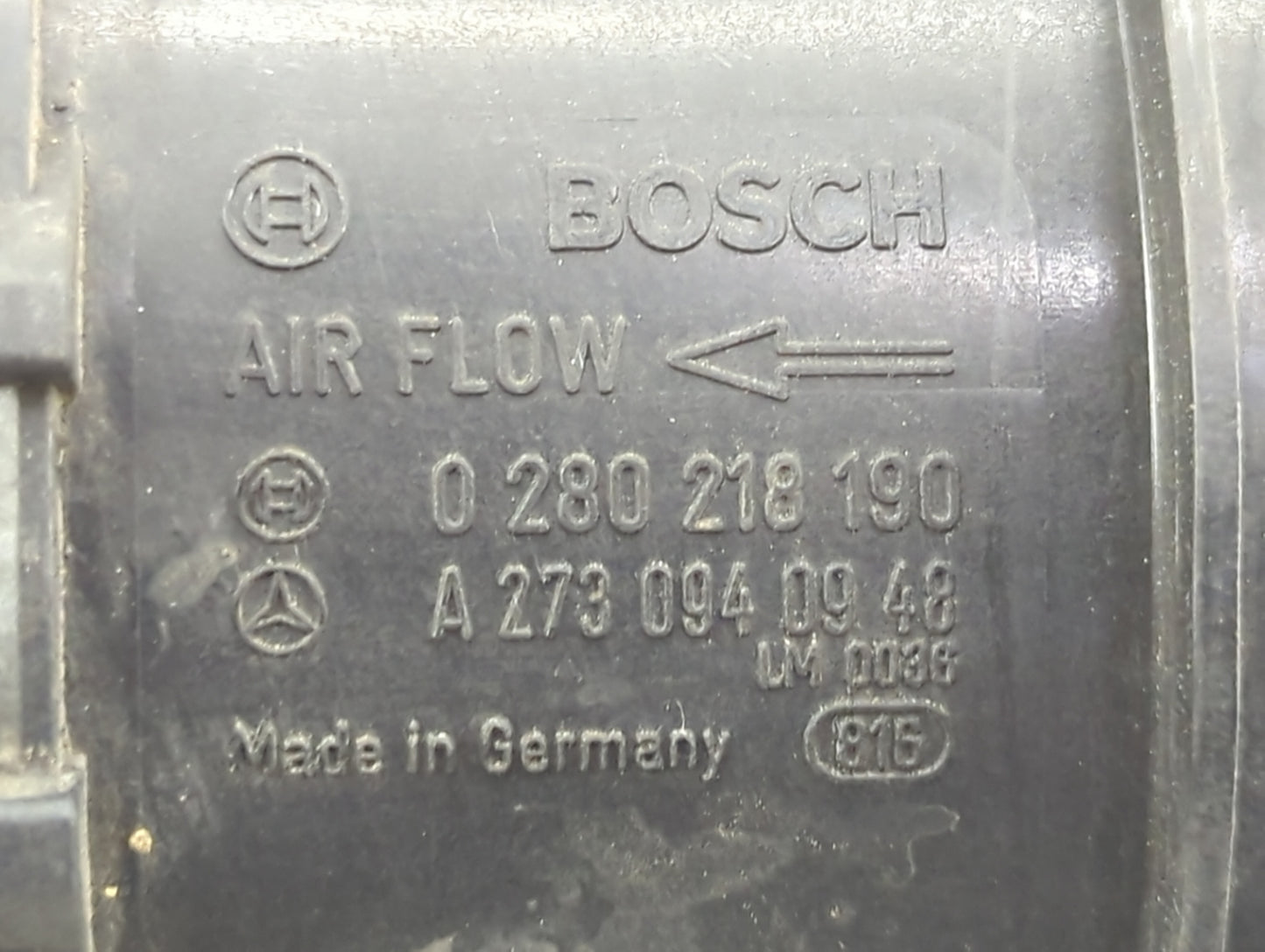 2007-2012 Mercedes-benz Gl450 Mass Air Flow Meter Maf - Oemusedautoparts1.com