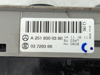 2007 Mercedes-Benz Gl450 Master Power Window Switch Replacement Driver Side Left P/N:A 251 830 03 90 Fits OEM Used Auto Part