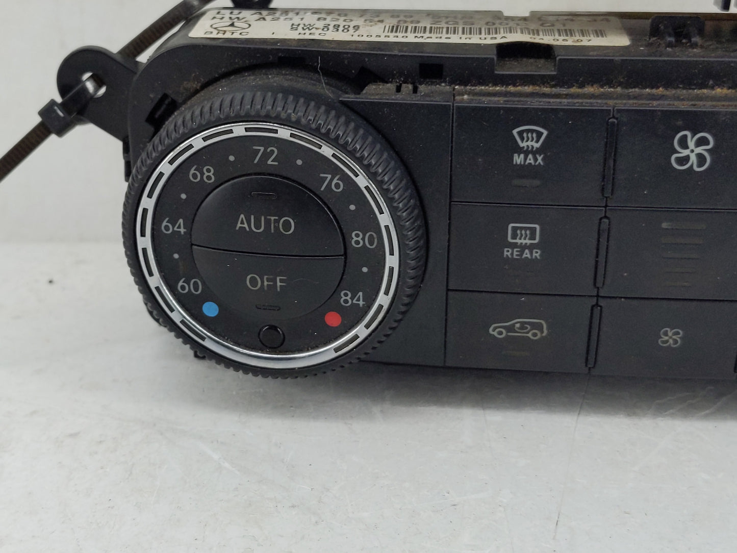 2006-2008 Mercedes-Benz Ml350 Climate Control Module Temperature AC/Heater Replacement Fits Fits 2006 2007 2008 OEM Used Aut