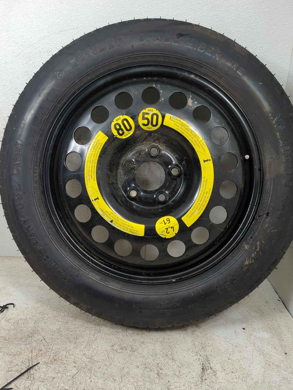 2006-2015 Mercedes-benz Ml350 Spare Donut Tire Wheel Rim Oem - Oemusedautoparts1.com