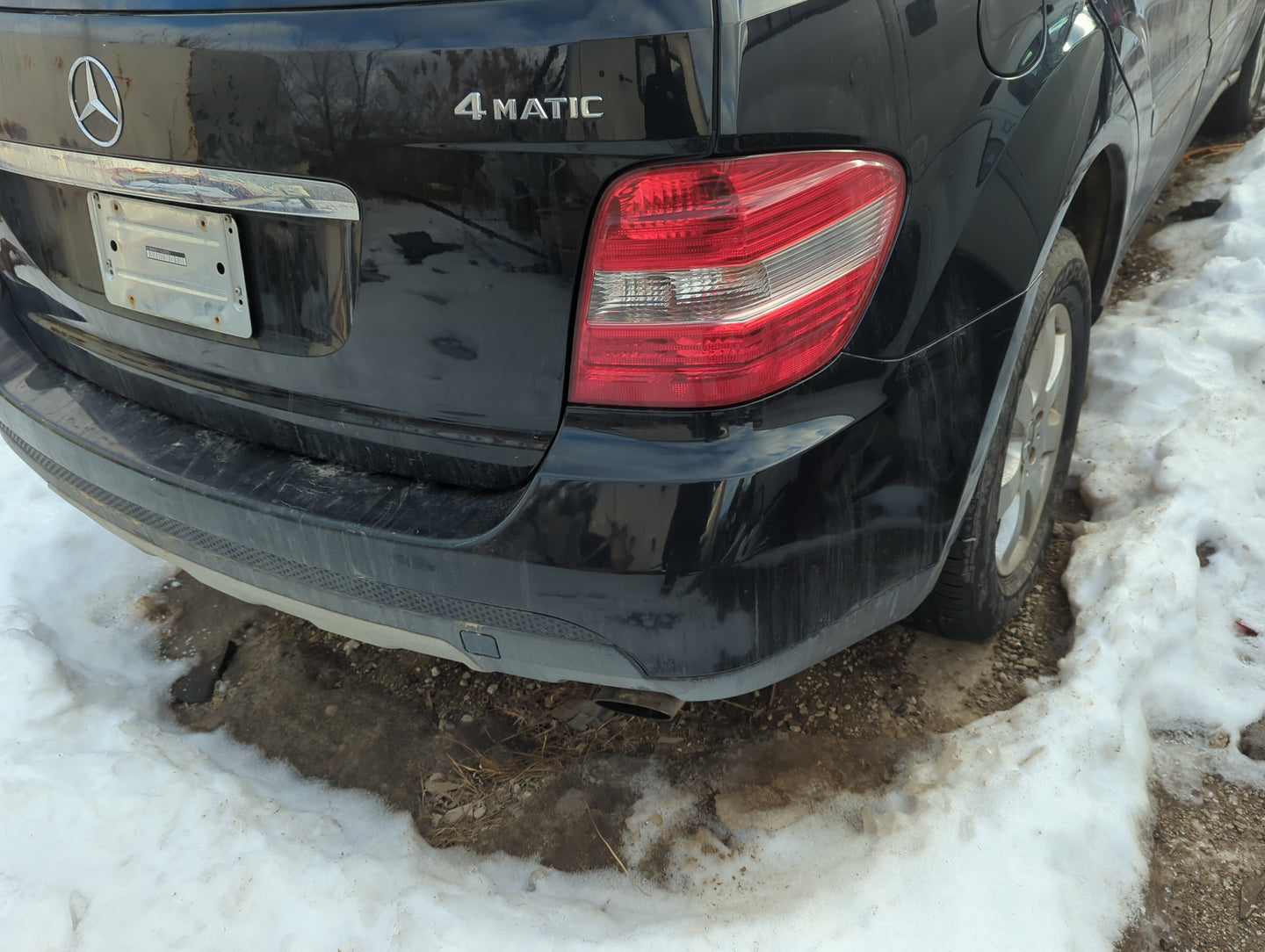 2006-2008 Mercedes-benz Ml350 Rear Bumper Assembly Oem - Oemusedautoparts1.com