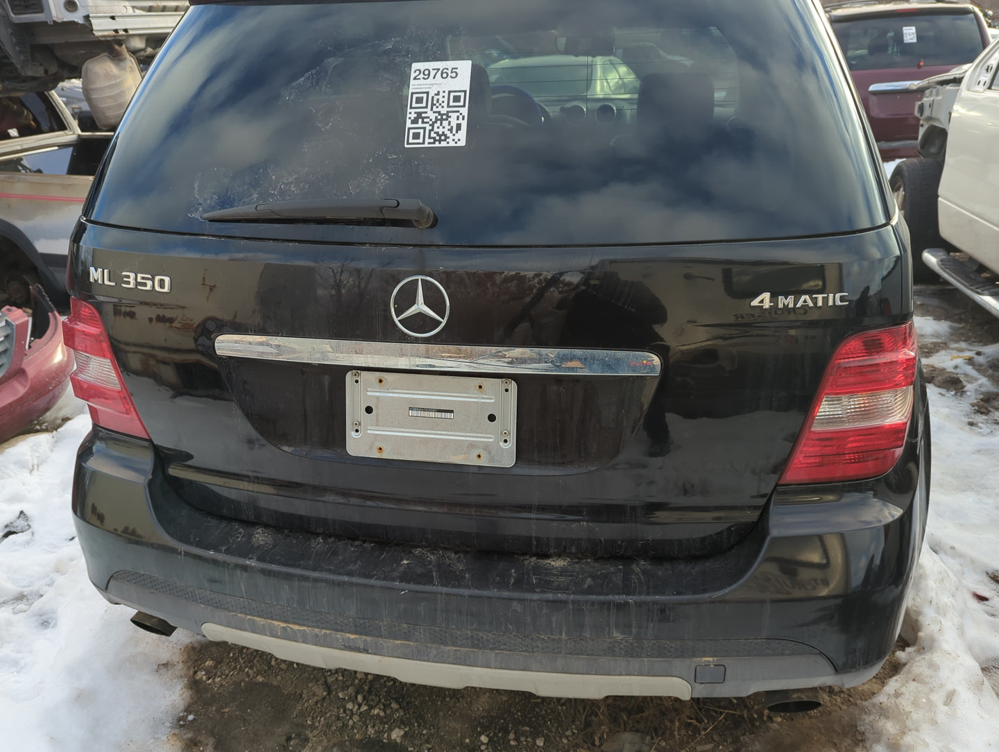 2007-2009 Mercedes-benz Ml350 Trunk/decklid/hatch/tailgate Oem - Oemusedautoparts1.com