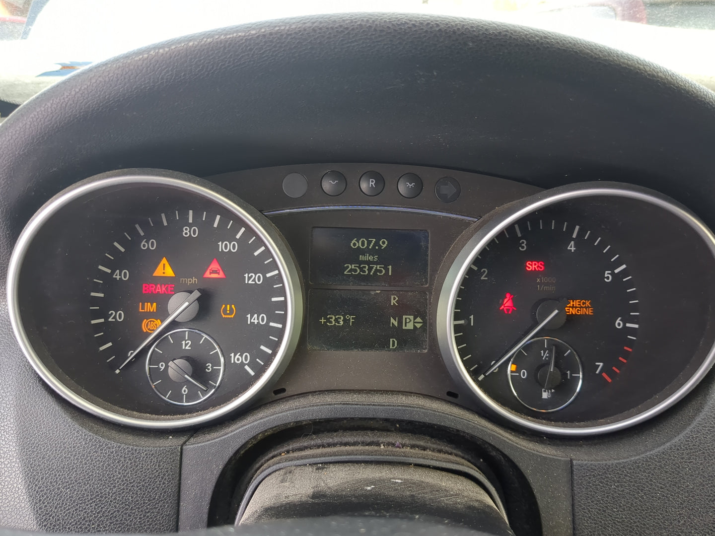 2007 Mercedes-Benz Ml350 Instrument Cluster Speedometer Gauges Fits OEM Used Auto Parts - Oemusedautoparts1.com