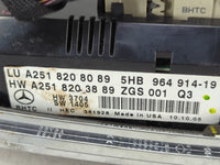 2006-2008 Mercedes-Benz Ml350 Climate Control Module Temperature AC/Heater Replacement P/N:A251 820 38 89 A251 820 80 89 Fit
