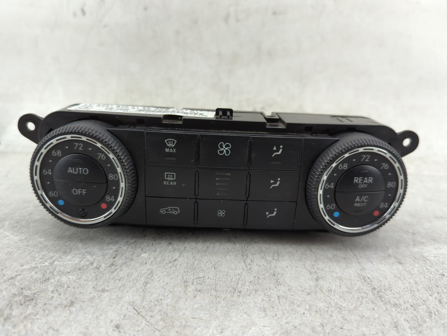 2006-2008 Mercedes-Benz Ml350 Climate Control Module Temperature AC/Heater Replacement P/N:A251 820 51 89 A251 870 21 89 Fit