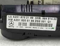 2006-2008 Mercedes-Benz Ml350 Climate Control Module Temperature AC/Heater Replacement P/N:A251 820 51 89 A251 870 21 89 Fit