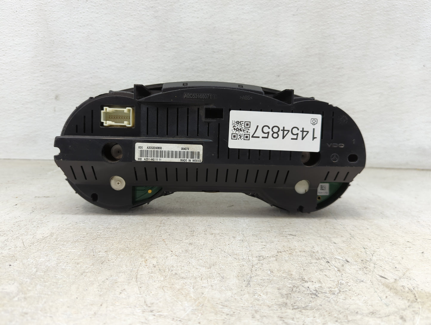 2007 Mercedes-Benz R-Class Instrument Cluster Speedometer Gauges P/N:A2C53240800 A2514401111 Miles:159K Fits Fits 2009 2010 