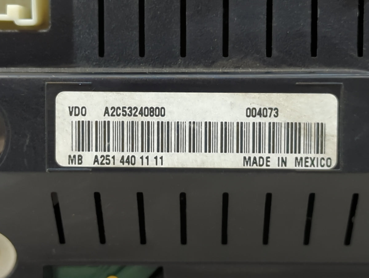 2007-2010 Mercedes-Benz R350 Instrument Cluster Speedometer Gauges P/N:A2C53240800 A2514401111 Miles:159K Fits Fits 2007 200