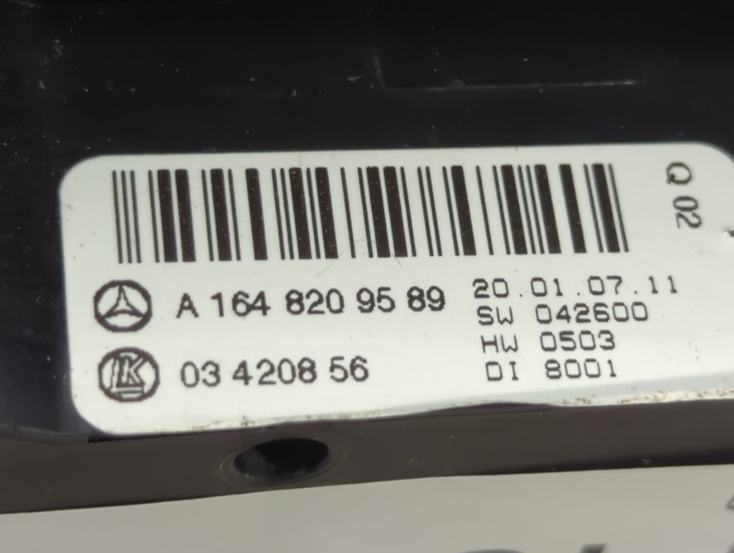 2006-2008 Mercedes-Benz R350 Climate Control Module Temperature AC/Heater Replacement P/N:A 164 820 95 89 Fits Fits 2006 200