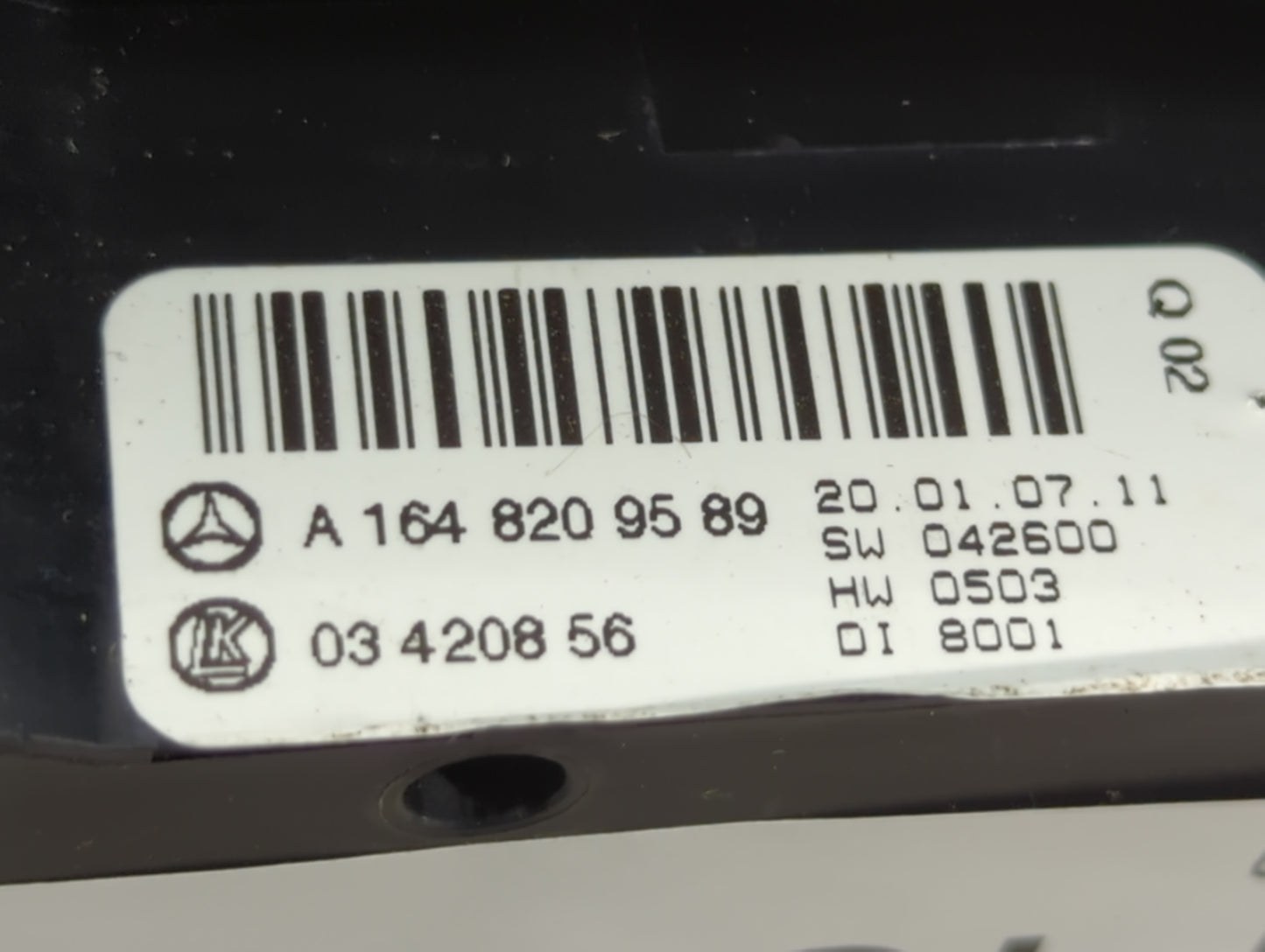 2006-2008 Mercedes-Benz R350 Climate Control Module Temperature AC/Heater Replacement P/N:A 164 820 95 89 Fits Fits 2006 200