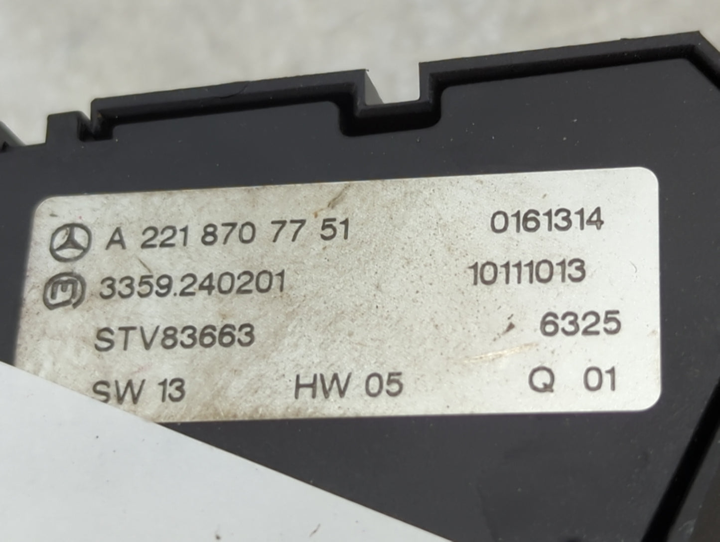 2007 Mercedes-benz S-class Passenger Right Seat Switch 1456539 - Oemusedautoparts1.com