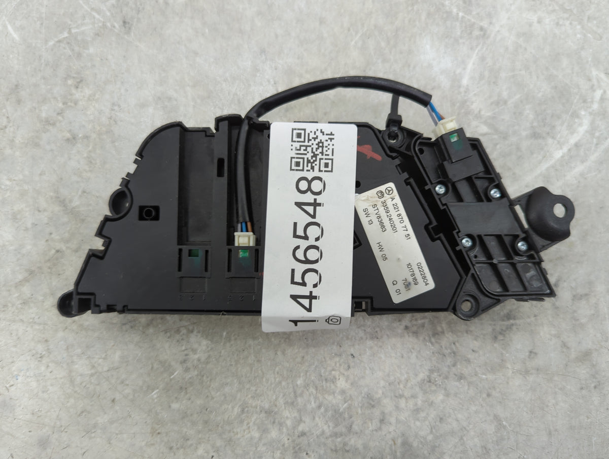 2007 Mercedes-benz S-class Passenger Right Seat Switch 1456548 - Oemusedautoparts1.com