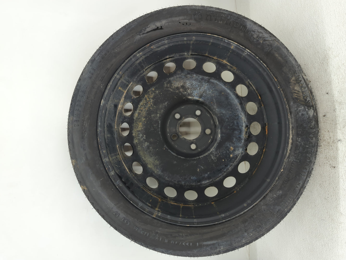2007 Mercedes-benz S550 Spare Donut Tire Wheel Rim Oem - Oemusedautoparts1.com