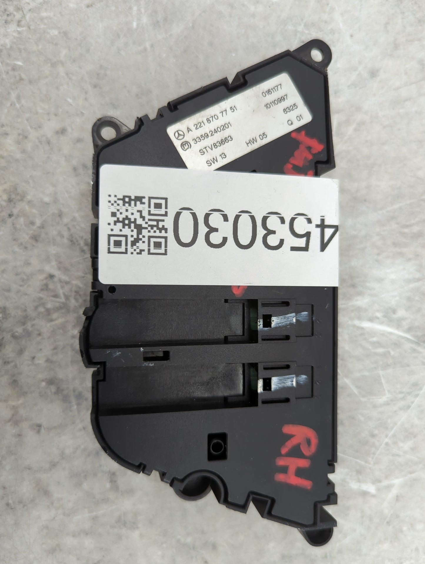 2007 Mercedes-Benz S550 Climate Control Module Temperature AC/Heater Replacement P/N:A2218707751 3359240201, STV83663 Fits O