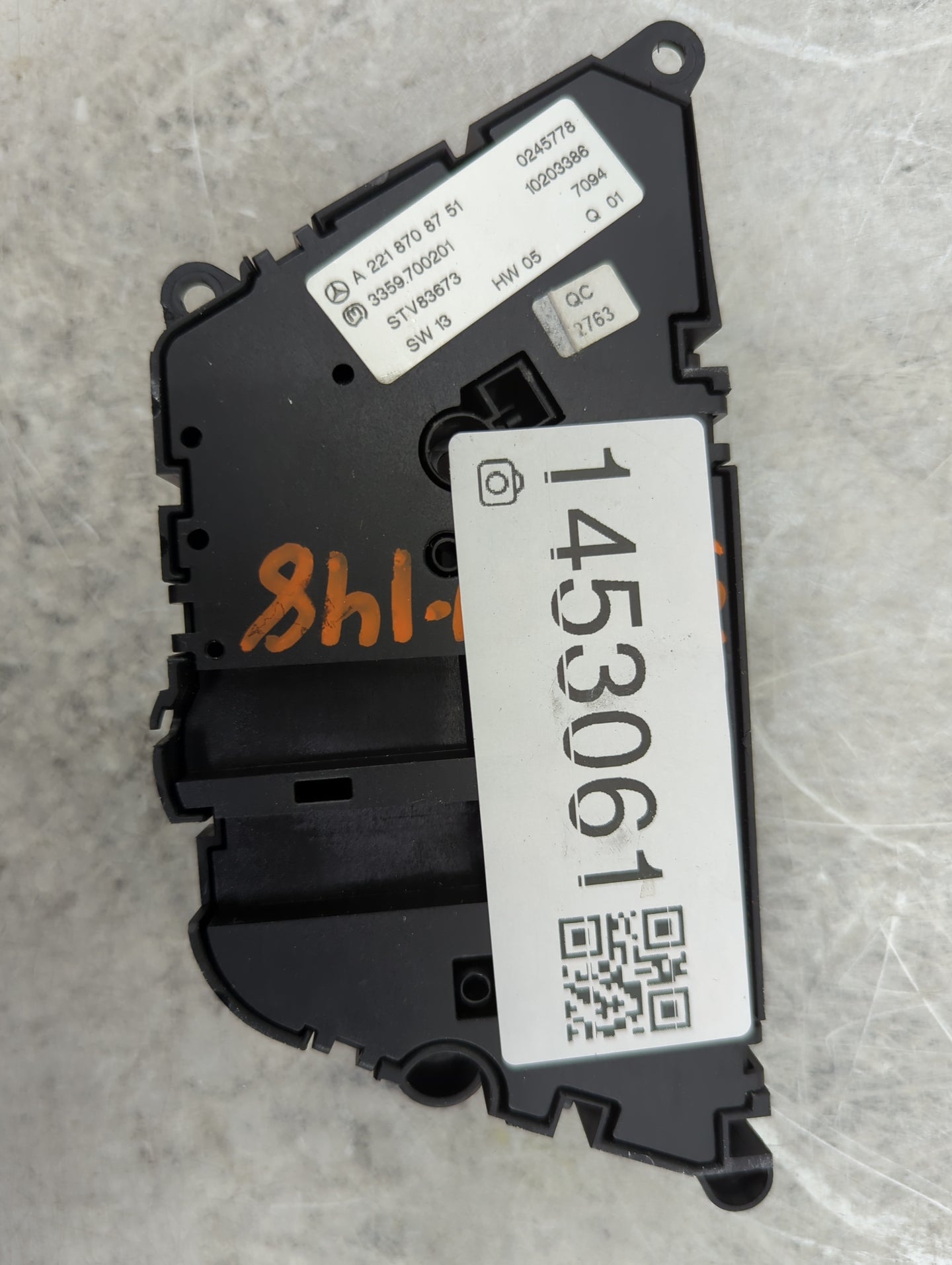 2007 Mercedes-Benz S550 Climate Control Module Temperature AC/Heater Replacement P/N:A2218708751 3359.700201, STV83673 Fits 