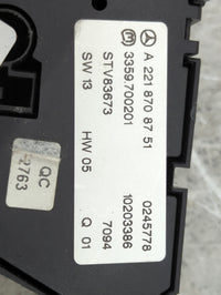 2007 Mercedes-Benz S550 Climate Control Module Temperature AC/Heater Replacement P/N:A2218708751 3359.700201, STV83673 Fits 