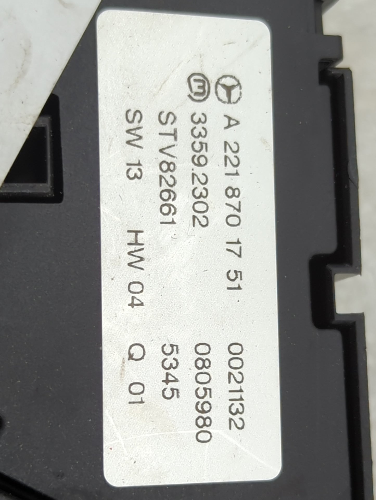 2007 Mercedes-benz S550 Passenger Right Seat Switch - Oemusedautoparts1.com