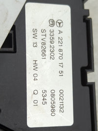 2007 Mercedes-benz S550 Passenger Right Seat Switch - Oemusedautoparts1.com