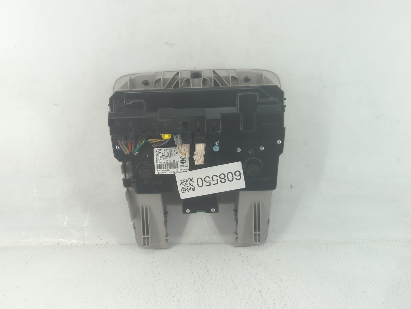 2007 Mercedes-benz S550 Overhead Roof Console - Oemusedautoparts1.com