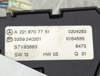 2007 Mercedes S550 Climate Control Module Temperature AC/Heater Replacement P/N:A2218707751 3359.240201, STV83663 Fits OEM U