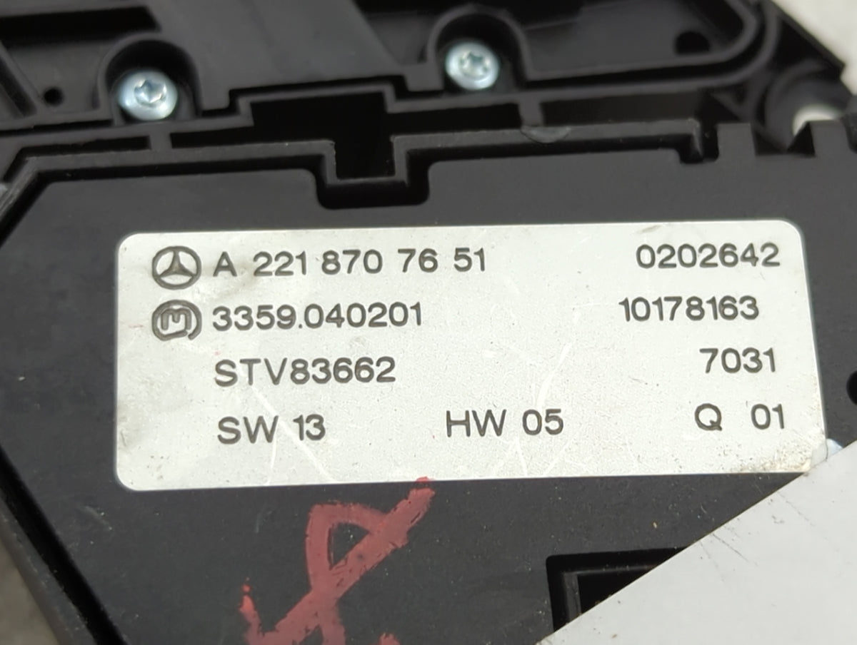 2007 Mercedes S Class Driver Left Seat Switch A2218707651|a2218213051 - Oemusedautoparts1.com