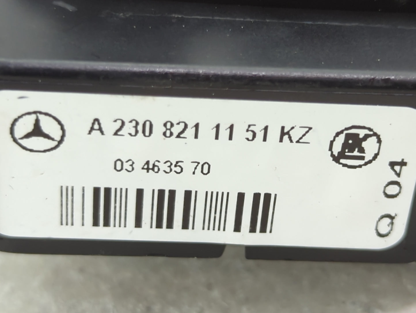 2007 Mercedes Benz Sl550 Driver Left Seat Switch - Oemusedautoparts1.com