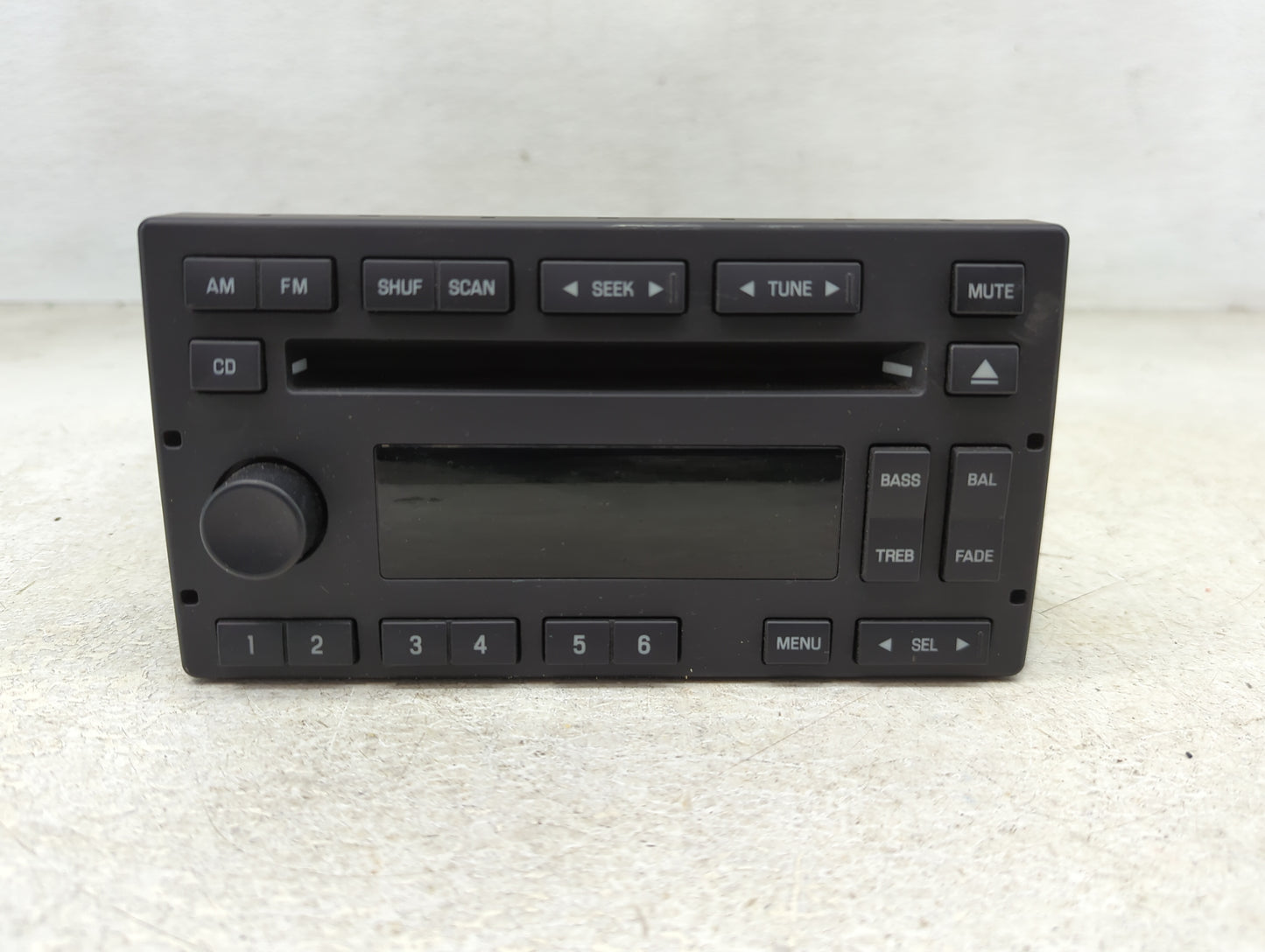 2006-2007 Mercury Grand Marquis Radio AM FM Cd Player Receiver Replacement P/N:6W7T-18C869-AA Fits Fits 2006 2007 OEM Used A