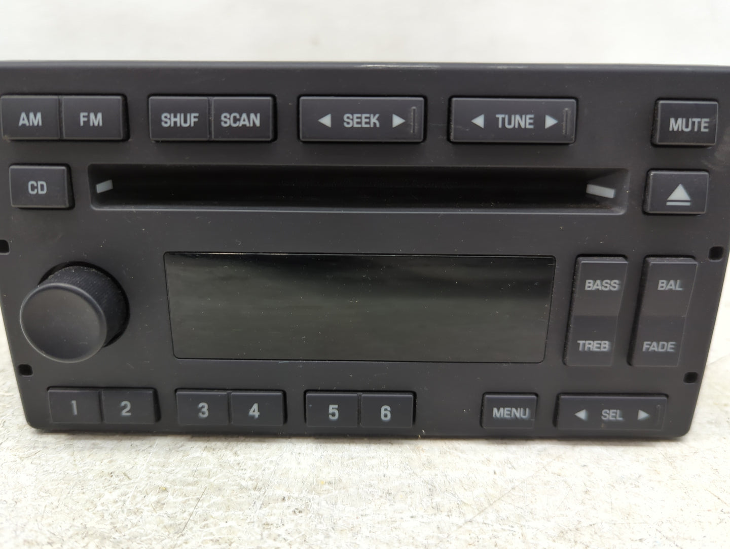 2006-2007 Mercury Grand Marquis Radio AM FM Cd Player Receiver Replacement P/N:6W7T-18C869-AA Fits Fits 2006 2007 OEM Used A