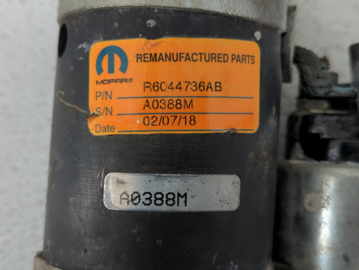 2007 Mercury Grand Marquis Car Starter Motor Solenoid OEM P/N:R6044736AB Fits OEM Used Auto Parts - Oemusedautoparts1.com