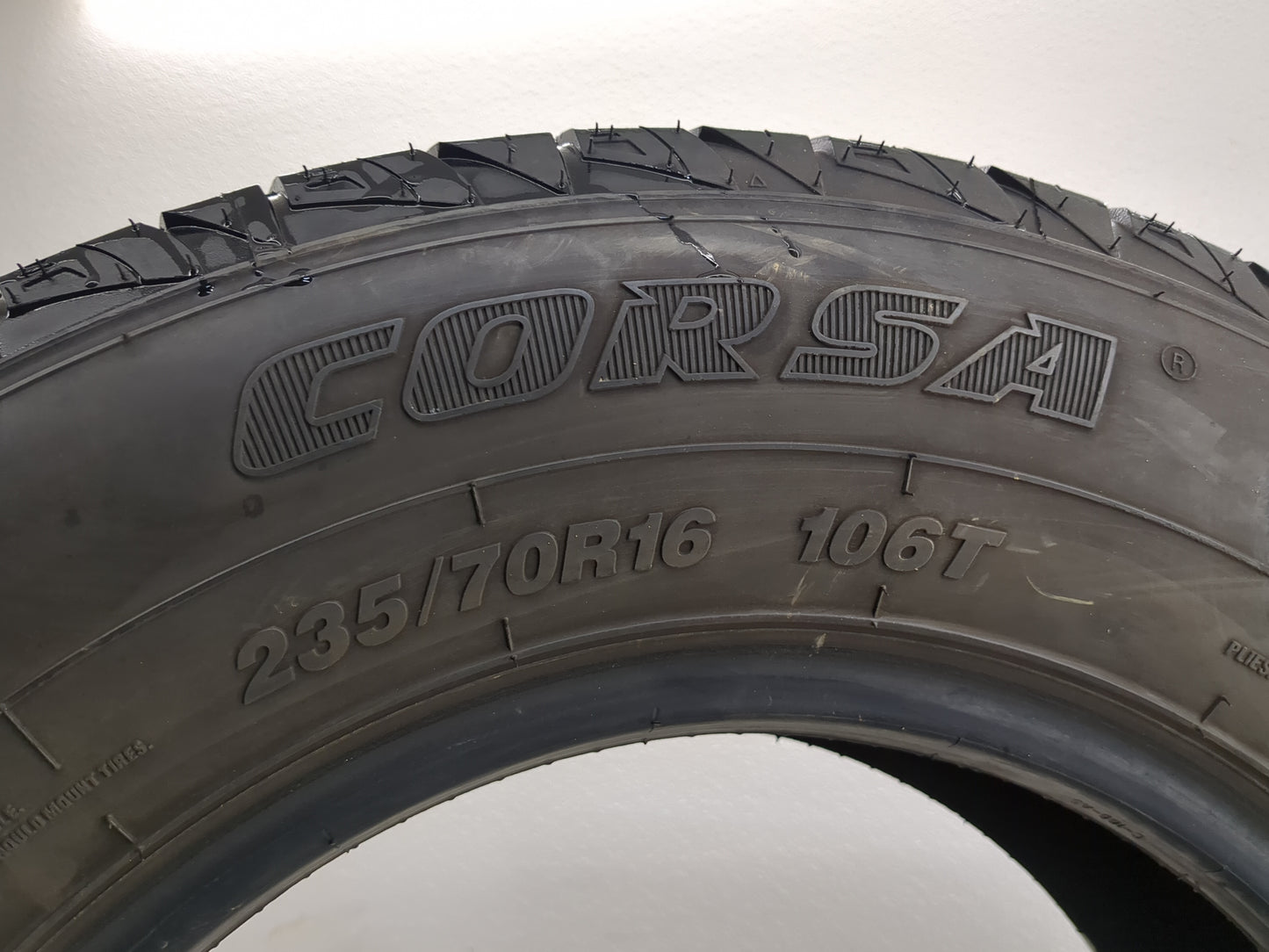 Used Tire 235/70R16 CORSA HIGHWAY TERRAIN PLUS 106T - Tread Depth 9.5/32 - Oemusedautoparts1.com